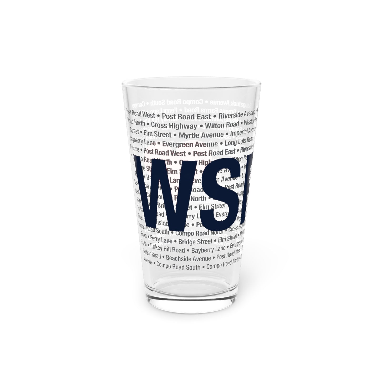 Westport Love Pint Glass, 16oz