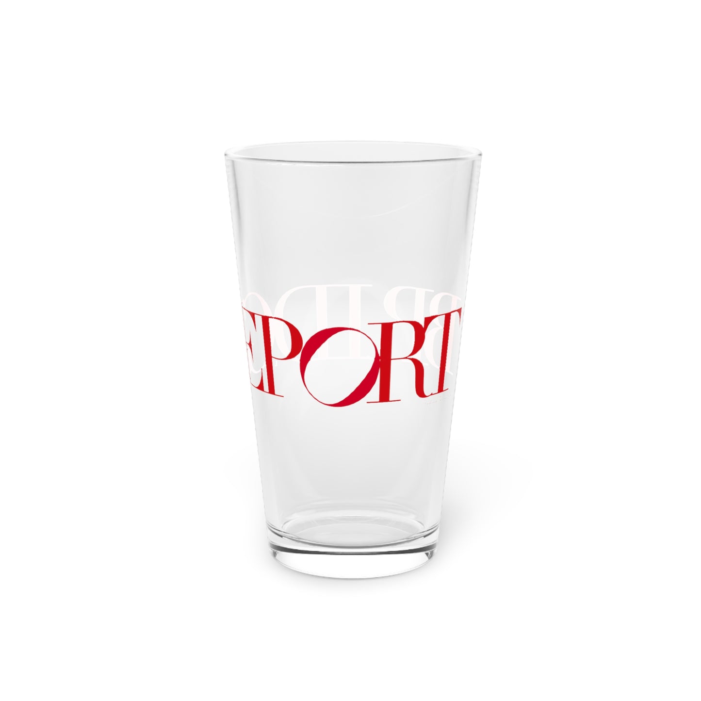 41 Tilt Bridgeport Pint Glass, 16oz