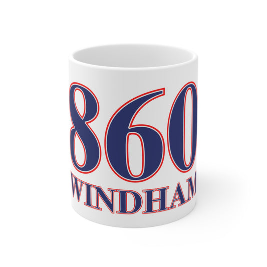 860 Windham Red, White & Blue Mug 11oz