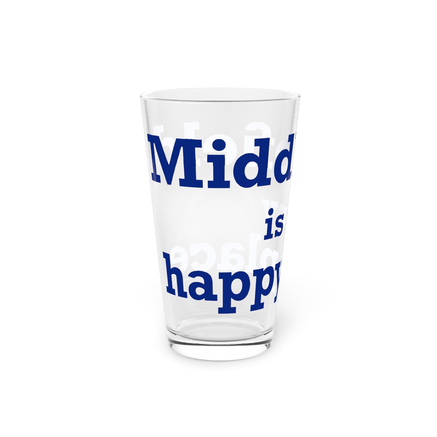 Middlefield is My Happy Place Pint Glass, 16oz
