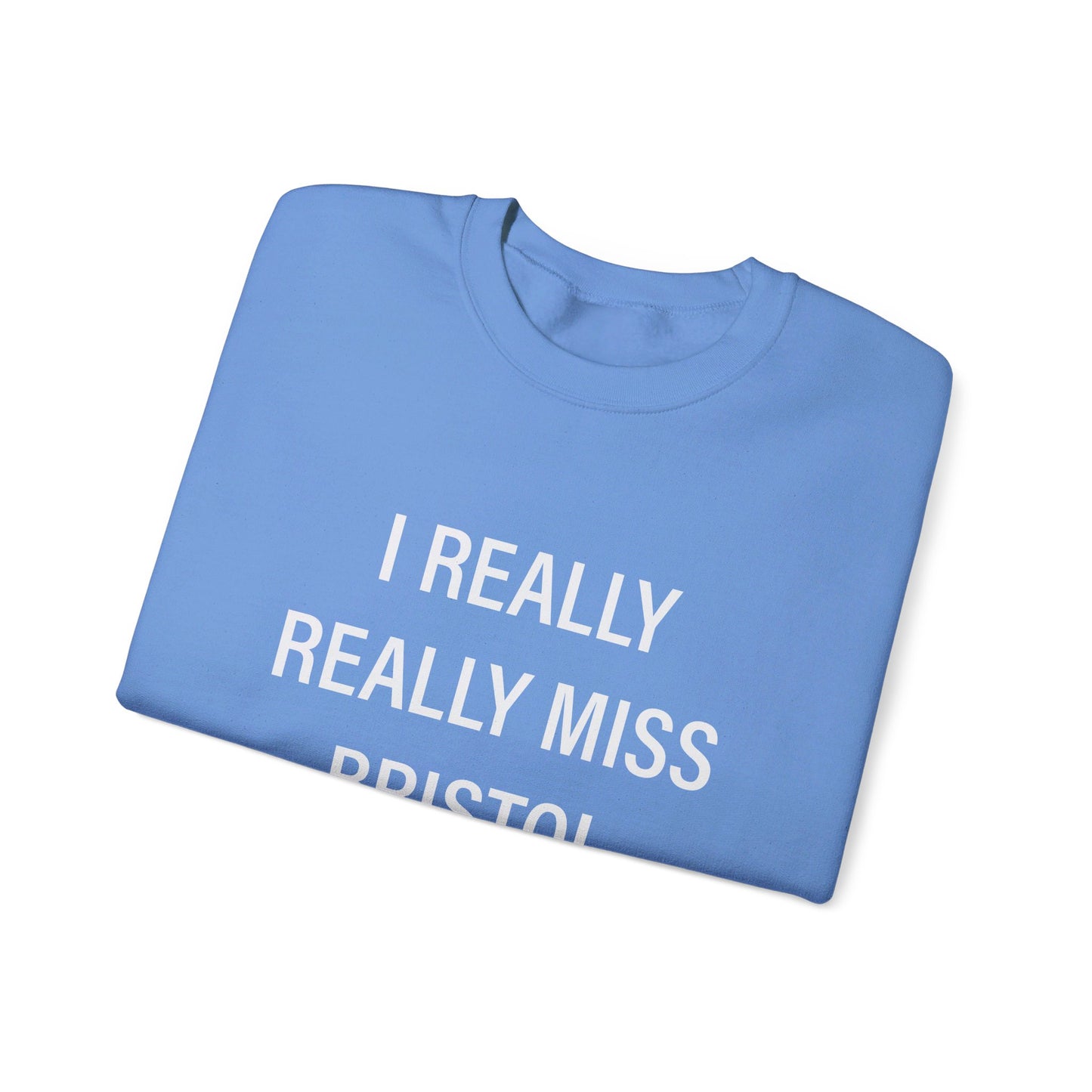 I Really Really Miss Bristol Unisex Heavy Blend™ Crewneck Sweatshirt