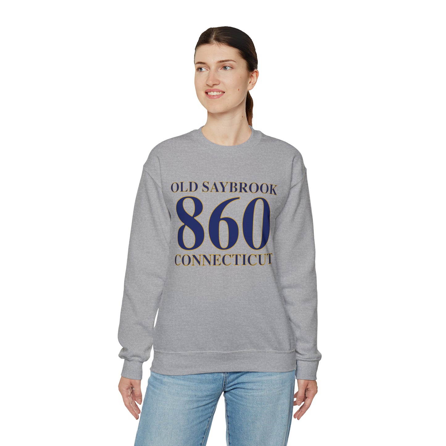 Old Saybrook 860 Connecticut Unisex Heavy Blend™ Crewneck Sweatshirt