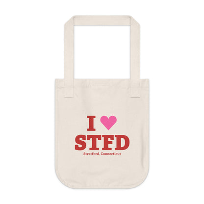 I Heart STFD Organic Canvas Tote Bag