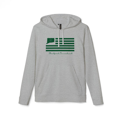 Stratford Connecticut St Patrick’s Day Flag adidas Unisex Fleece Hoodie