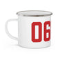 06607 Bridgeport Connecticut Zip Code Enamel Camping Mug