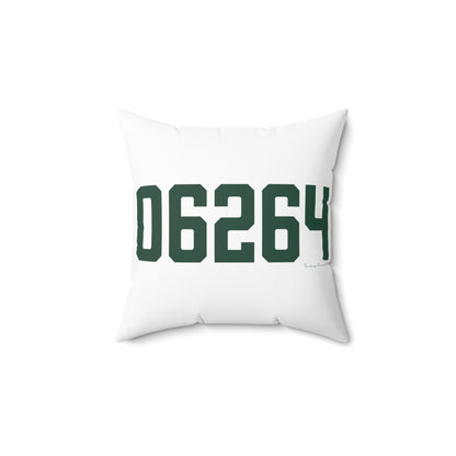 06264 Scotland Connecticut Zip Code Spun Polyester Square Pillow