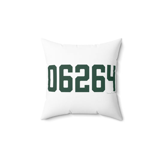 06264 Scotland Connecticut Zip Code Spun Polyester Square Pillow