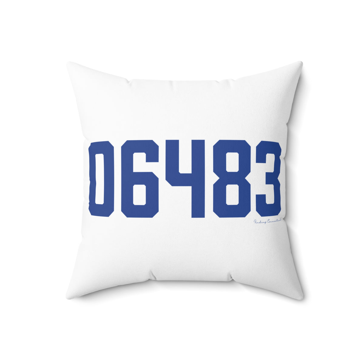 06483 Seymour Connecticut Zip Code Polyester Square Pillow