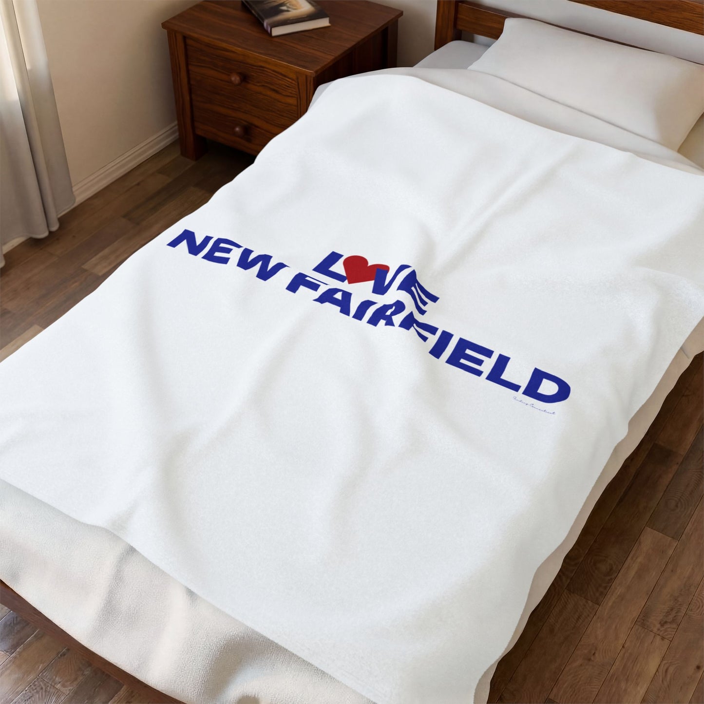 Love New Fairfield Velveteen Plush Blanket