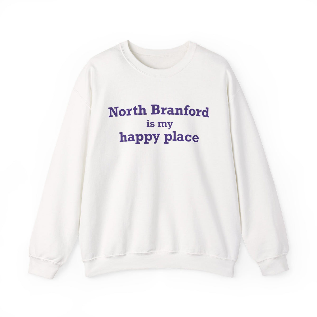 North Branford is My Happy Place Unisex Heavy Blend™ Crewneck Sweatshirt