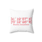 Monroe Coordinates Spun Polyester Square Pillow