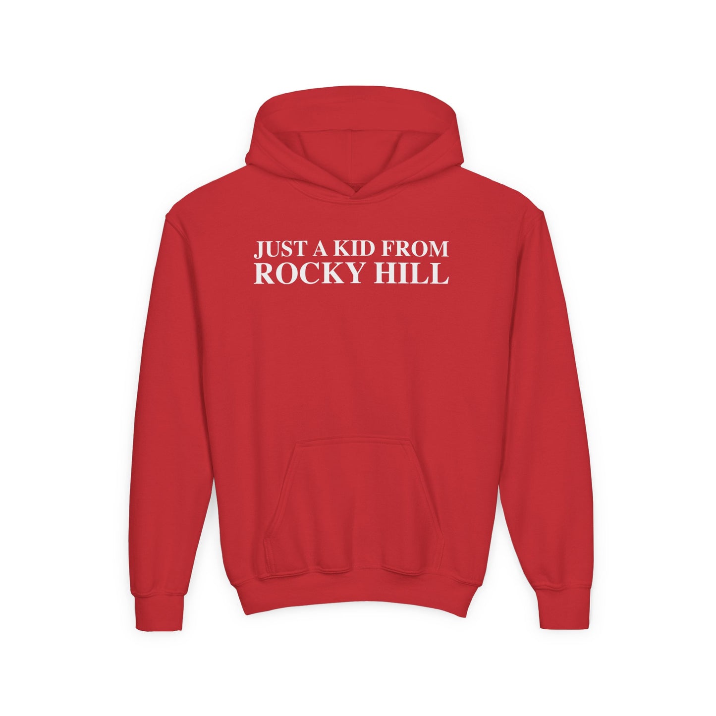 Just a kid from Rocky Hill Youth Heavy Blend Hooded Sweatshirt