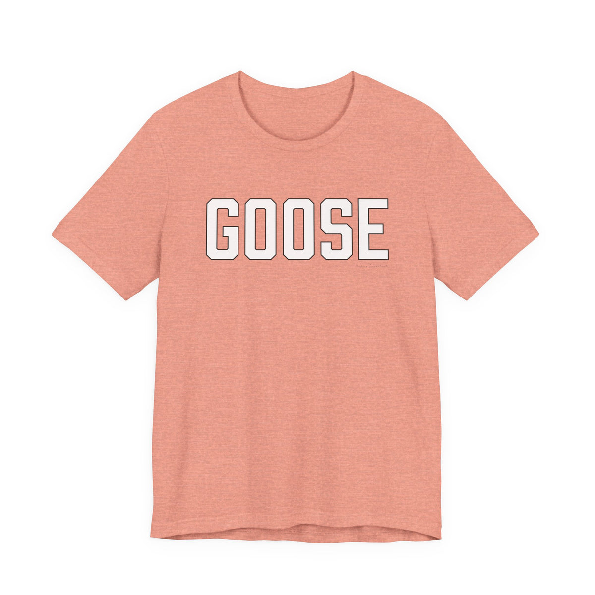 Goose Zip Code White & Black Unisex Jersey Short Sleeve T-Shirt