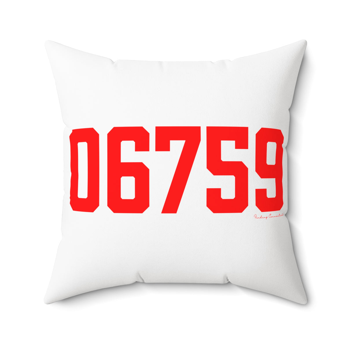 06759 Litchfield Connecticut Zip Code Polyester Square Pillow