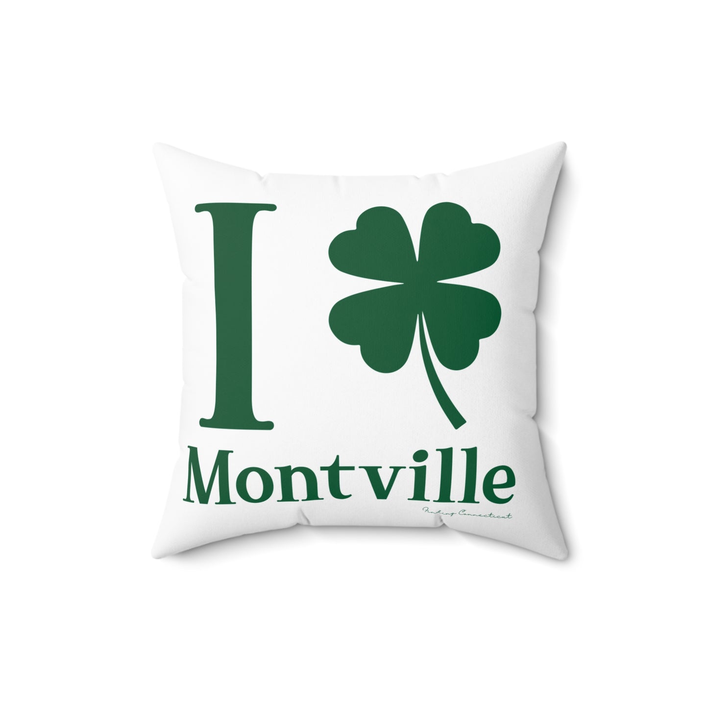 I Clover Montville Spun Polyester Square Pillow