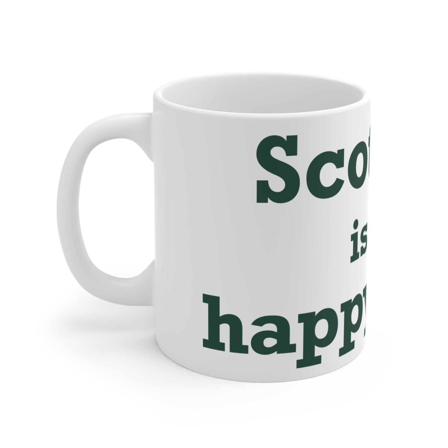 Scotland is My Happy Place Mug 11oz