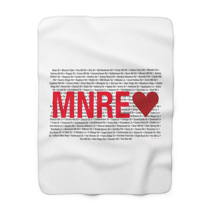 Monroe Love Sherpa Fleece Blanket