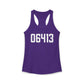 06413 Clinton CT Zip Code Women's Ideal Racerback Tank Top