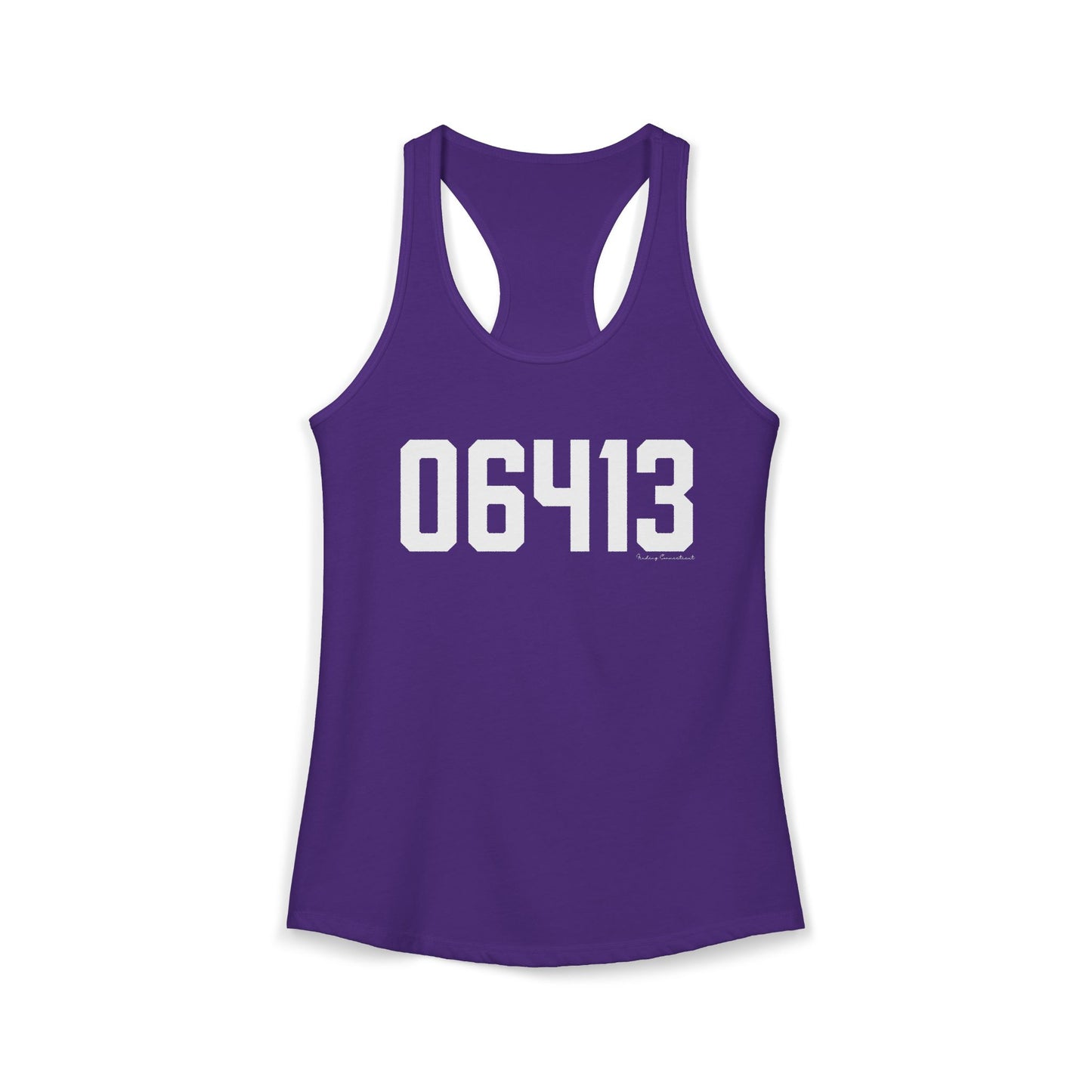 06413 Clinton CT Zip Code Women's Ideal Racerback Tank Top
