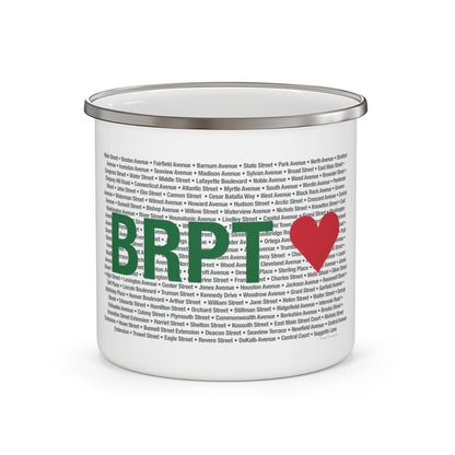 Bridgeport Love Enamel Camping Mug
