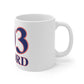 Oxford Red, White & Blue Mug 11oz