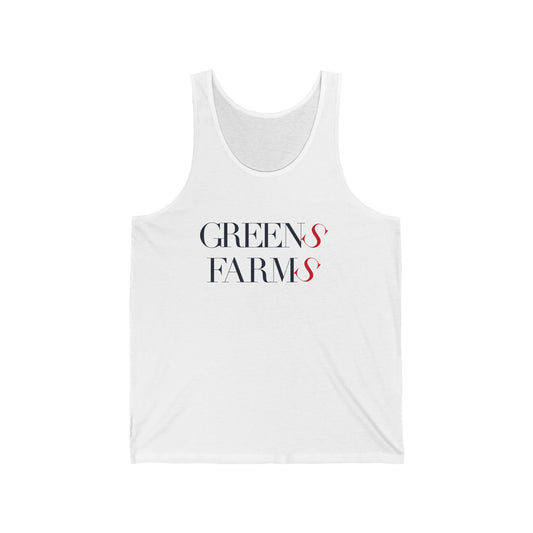 41 Tilt Greens Farms Unisex Jersey Tank Top