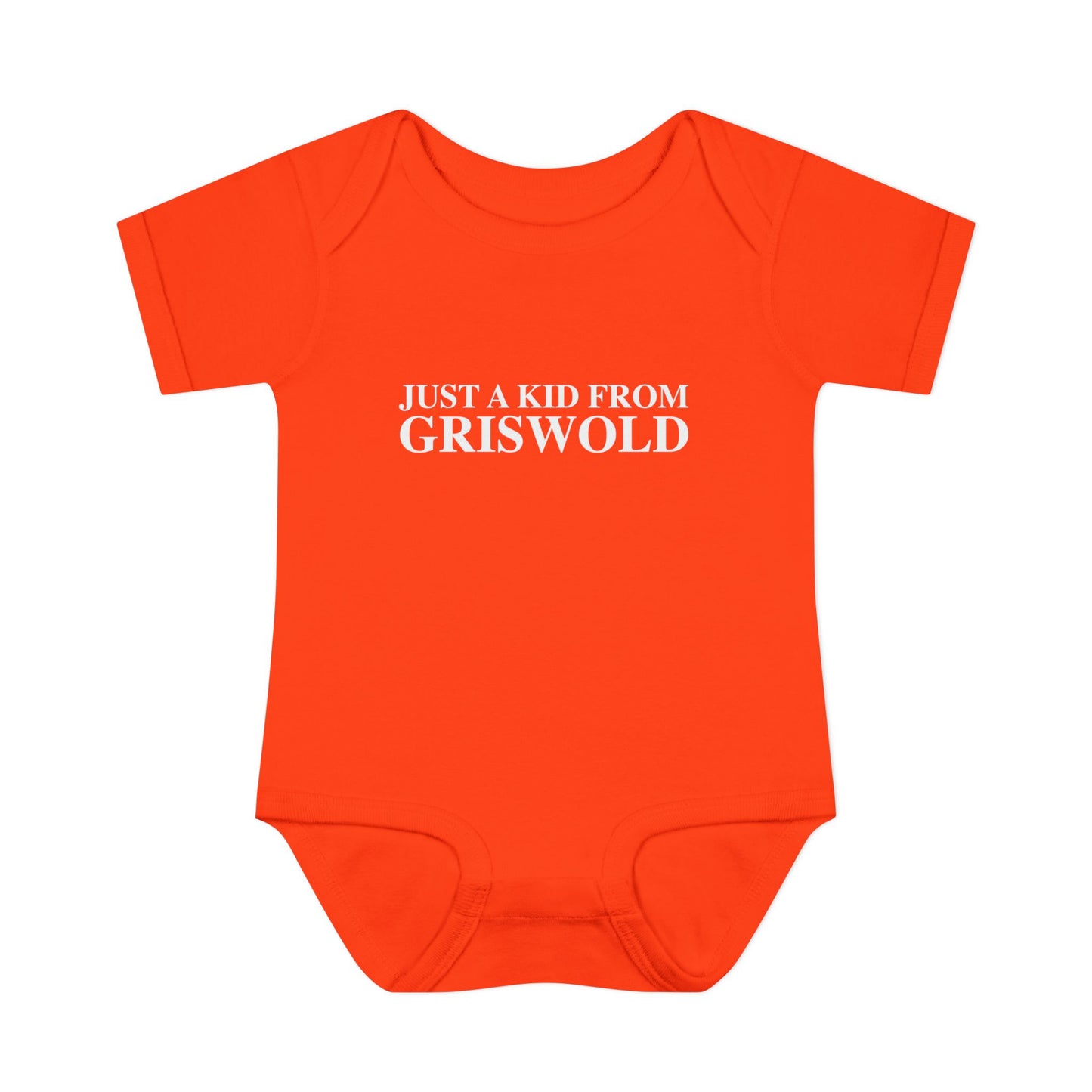 Just a kid from Griswold Infant Baby Rib Bodysuit