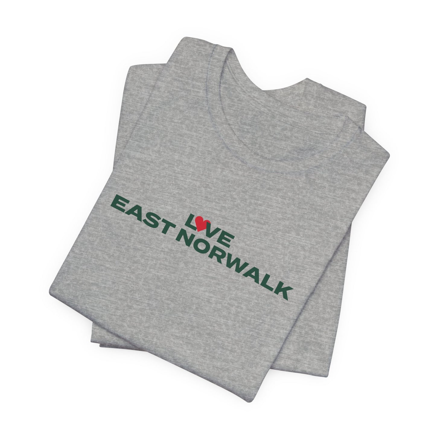 Love East Norwalk Unisex Jersey Short Sleeve T-Shirt