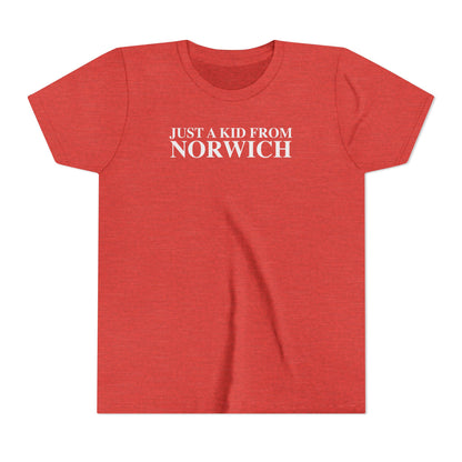 Just a kid from Norwich Youth Short Sleeve T-Shirt