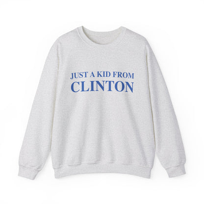 Just a kid from Clinton Unisex Heavy Blend™ Crewneck Sweatshirt