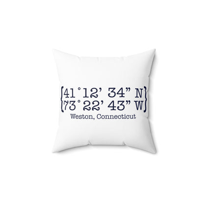 Weston Coordinates Spun Polyester Square Pillow