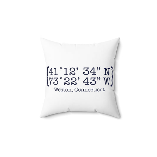 Weston Coordinates Spun Polyester Square Pillow