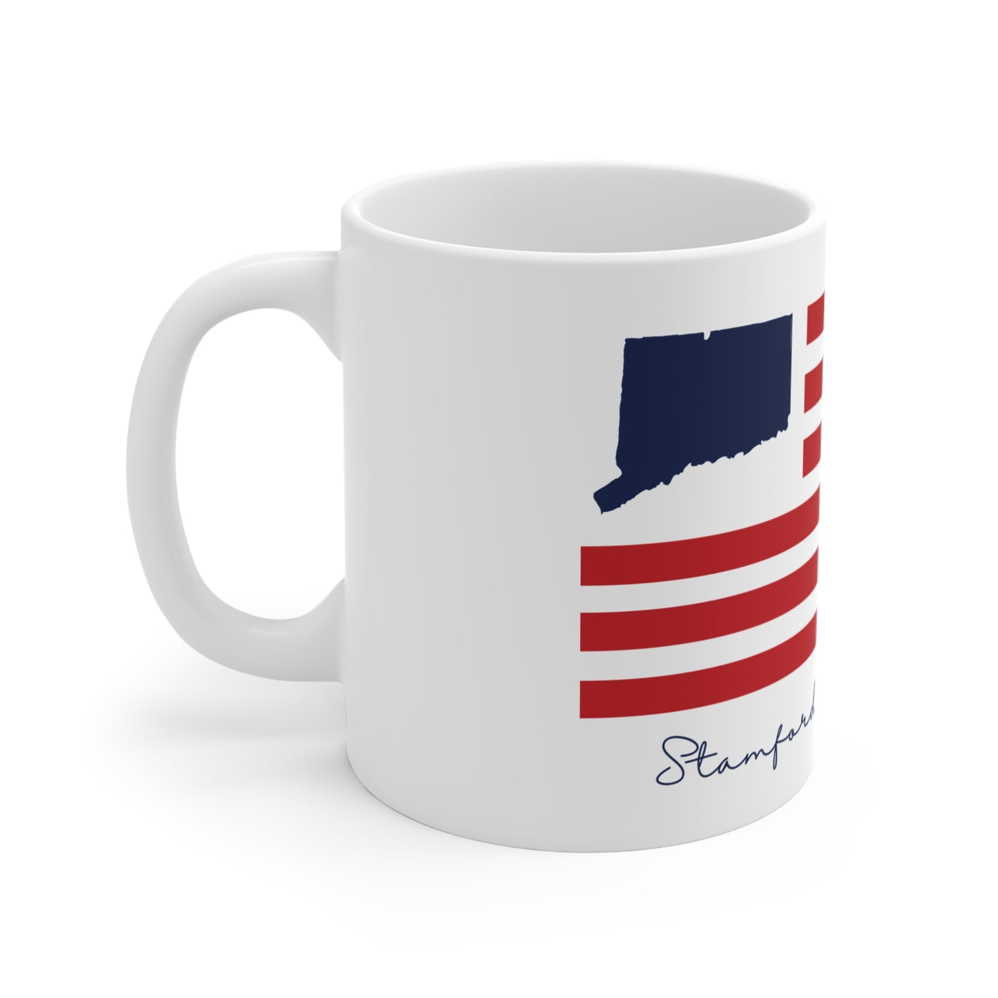 Stamford Connecticut Flag Mug 11oz