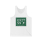 Vintage Exit 59 WCP Sign Unisex Jersey Tank Top
