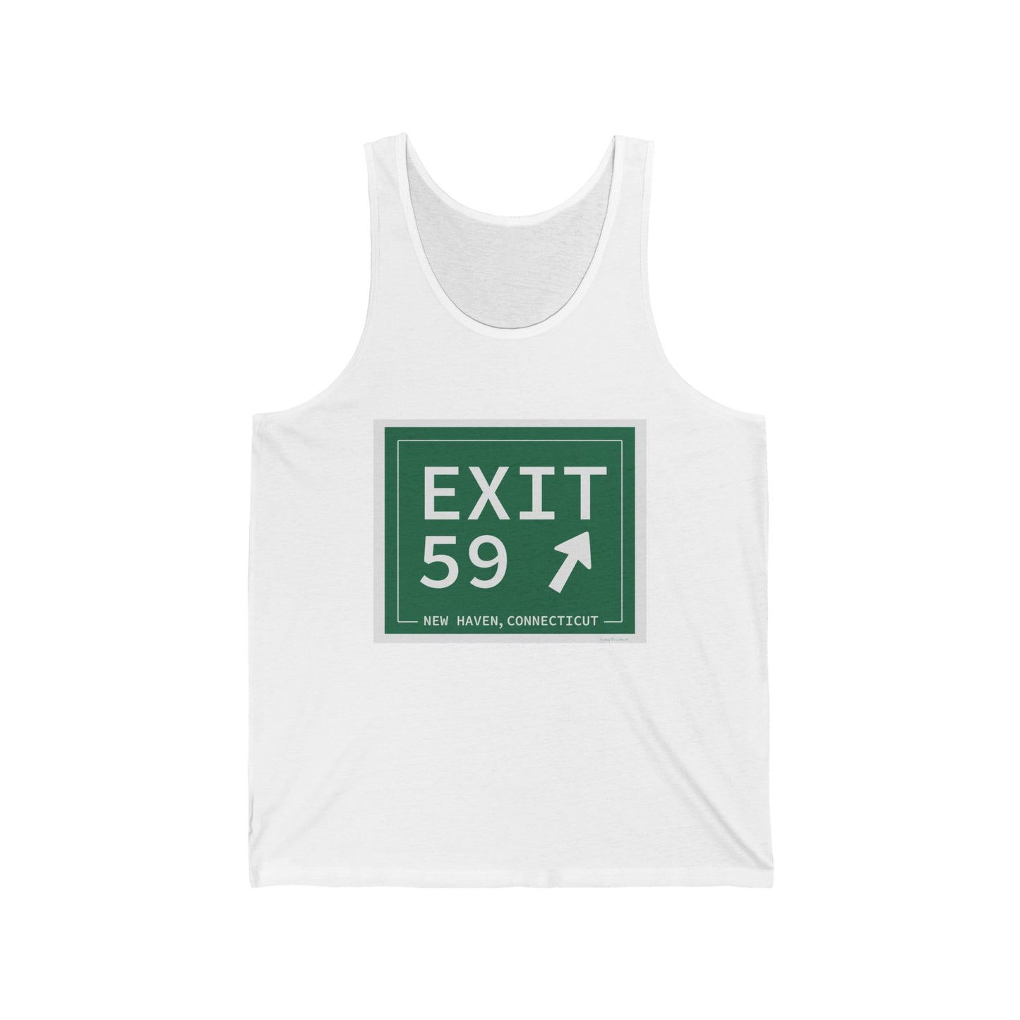 Vintage Exit 59 WCP Sign Unisex Jersey Tank Top