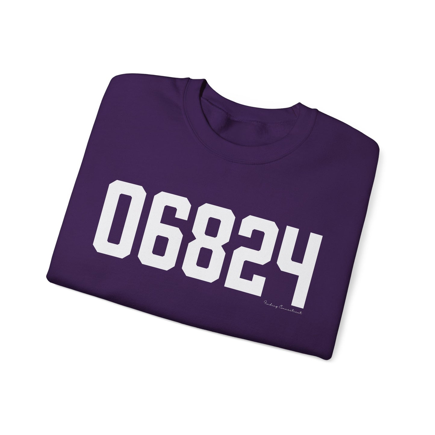 06824 Fairfield CT Zip Code Unisex Heavy Blend™ Crewneck Sweatshirt