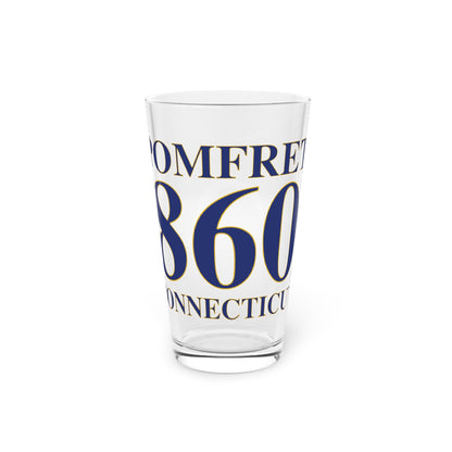 Pomfret 860 Connecticut Pint Glass, 16oz