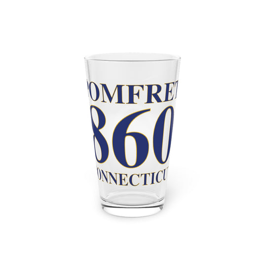 Pomfret 860 Connecticut Pint Glass, 16oz
