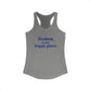 Goshen is My Happy Place Women's Ideal Racerback Tank Top