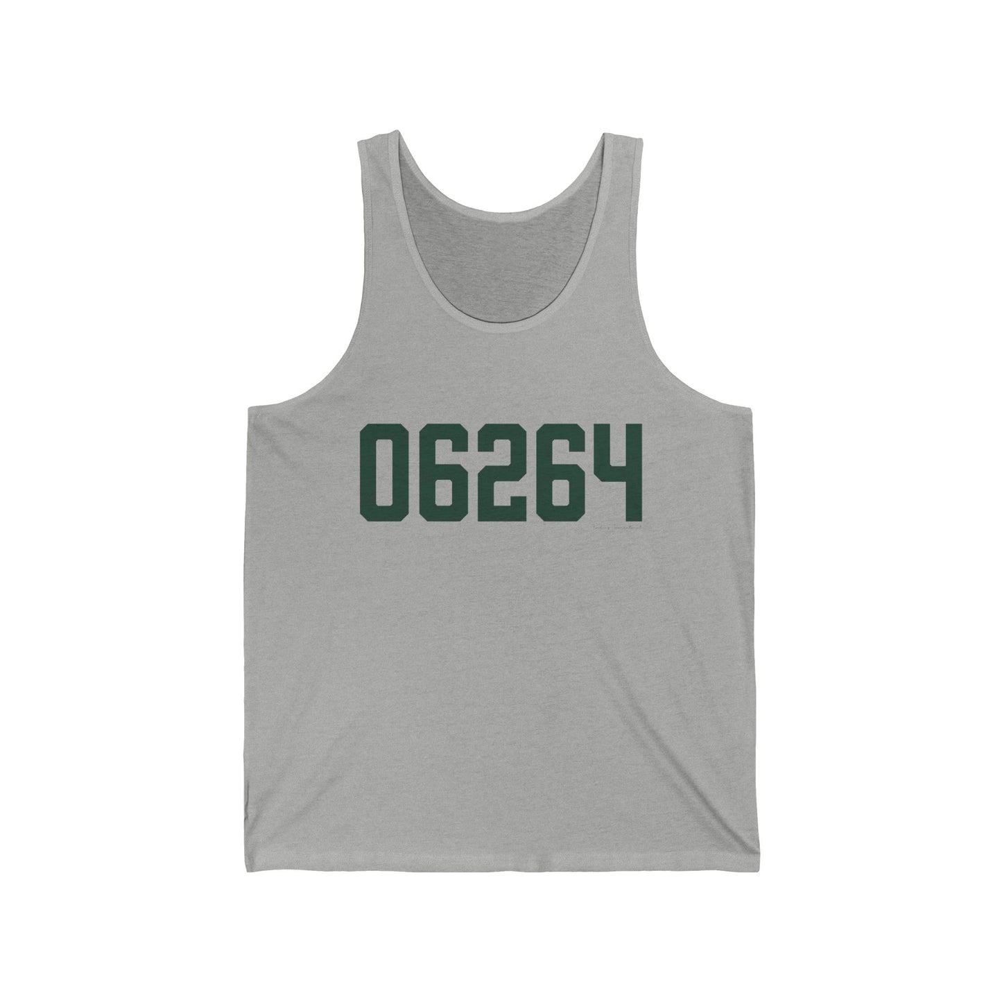 06264 Scotland Connecticut Zip Code Unisex Jersey Tank Top