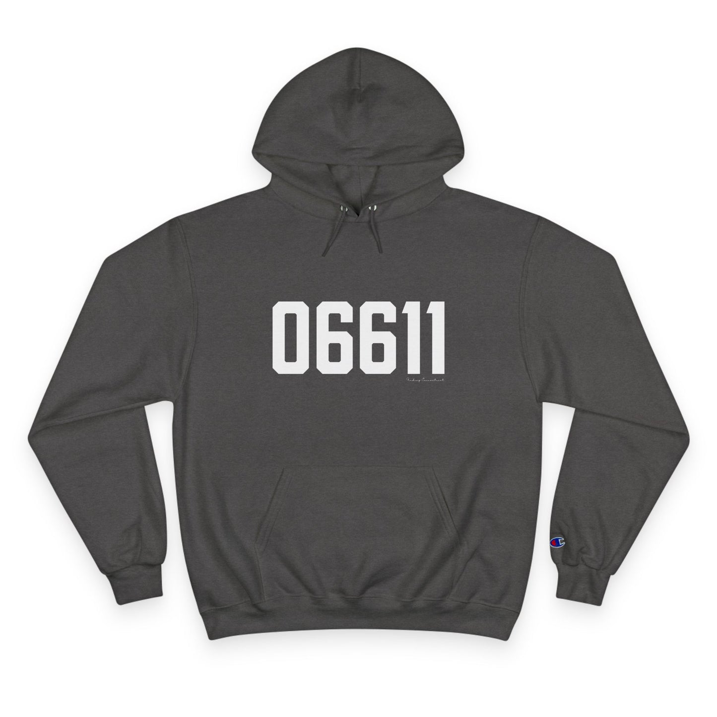 06611 Trumbull CT Zip Code Champion Hoodie Sweatshirt