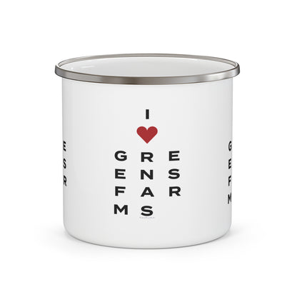Greens Farms Vision Enamel Camping Mug