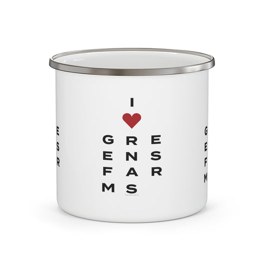 Greens Farms Vision Enamel Camping Mug