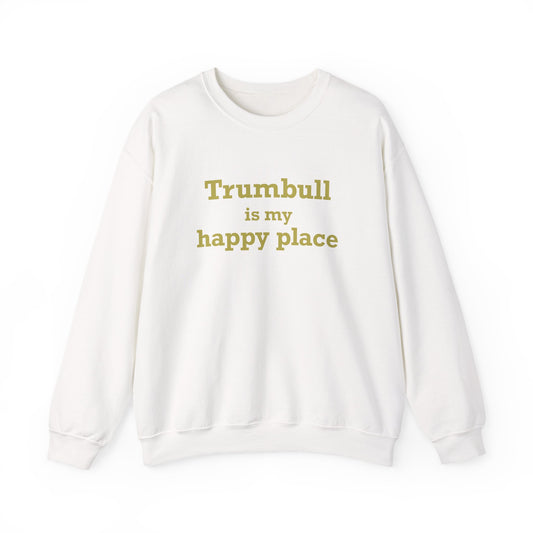 Trumbull Is My Happy Place Unisex Heavy Blend™ Crewneck Sweatshirt