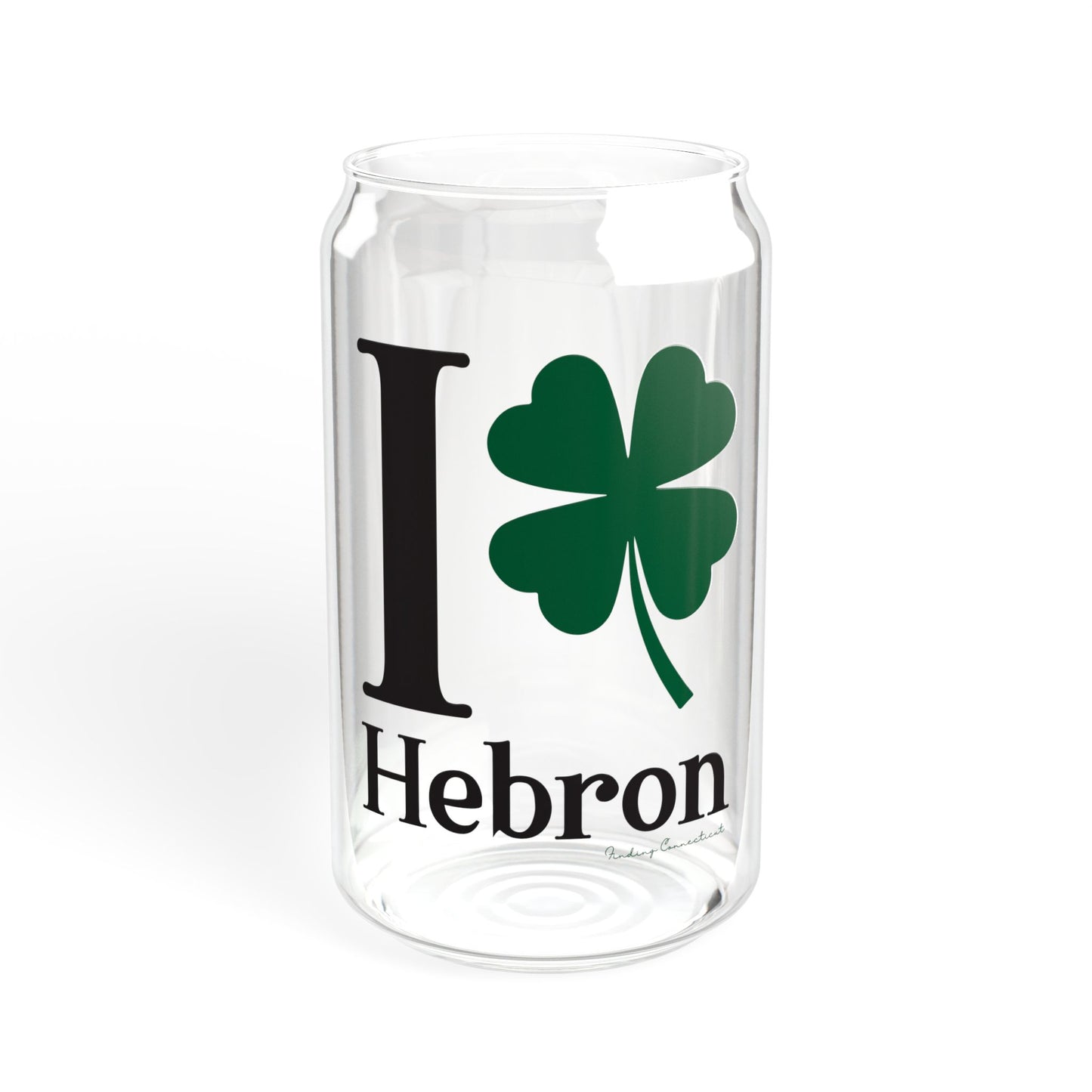 I Clover Hebron Sipper Glass, 16oz