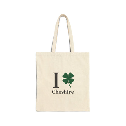 I Clover Cheshire Cotton Canvas Tote Bag