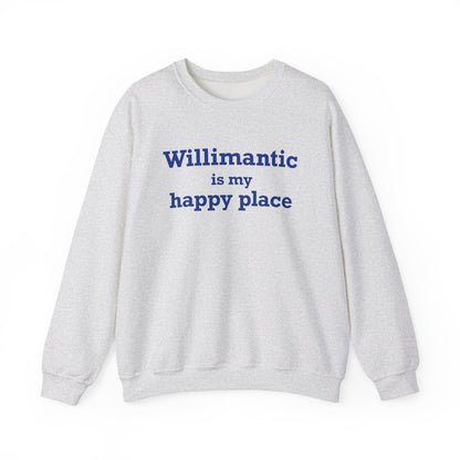 Willimantic is My Happy Place Unisex Heavy Blend™ Crewneck Sweatshirt