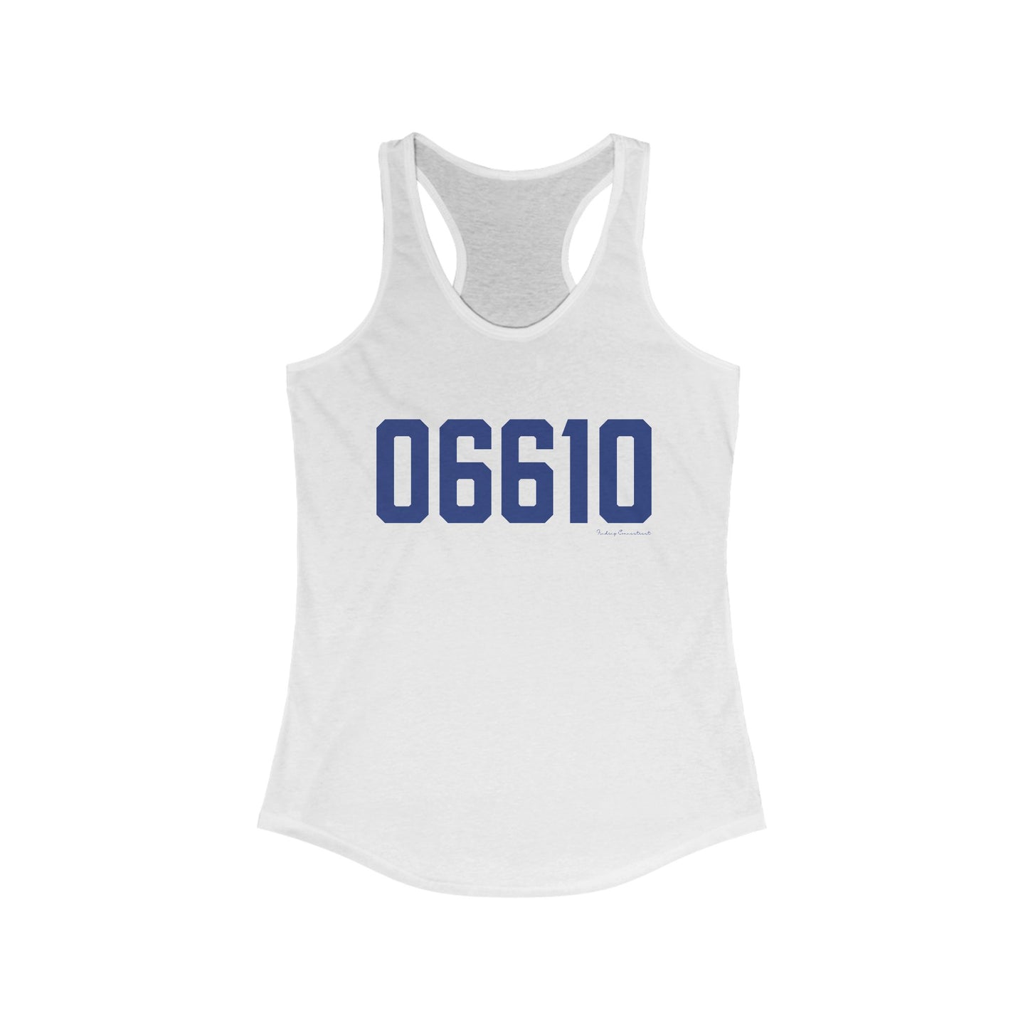 06610  Bridgeport Connecticut Zip Code Women's Ideal Racerback Tank Top