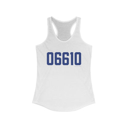 06610  Bridgeport Connecticut Zip Code Women's Ideal Racerback Tank Top