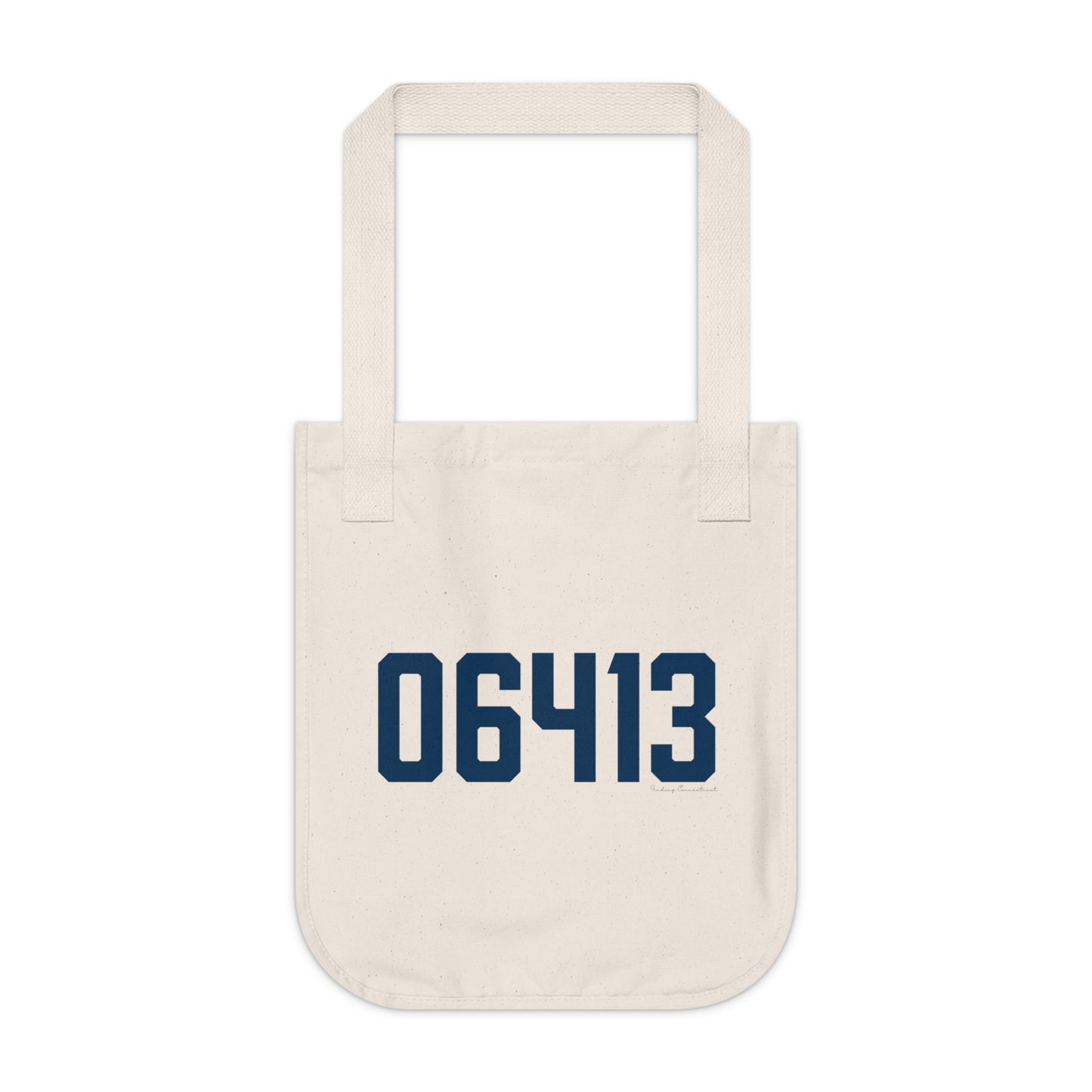 06413 Clinton Connecticut Zip Code Organic Canvas Tote Bag